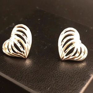 Sterling Silver Heart Earrings